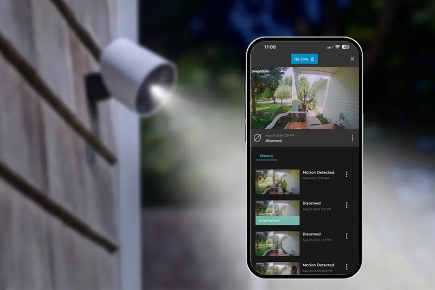 outdoor camera installation
